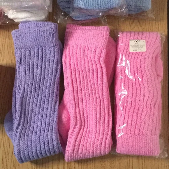 New Bundle Of 15 XL Length Scrunchie Socks & 6 Peavey Brand Pantyhose - Picture 2 of 7